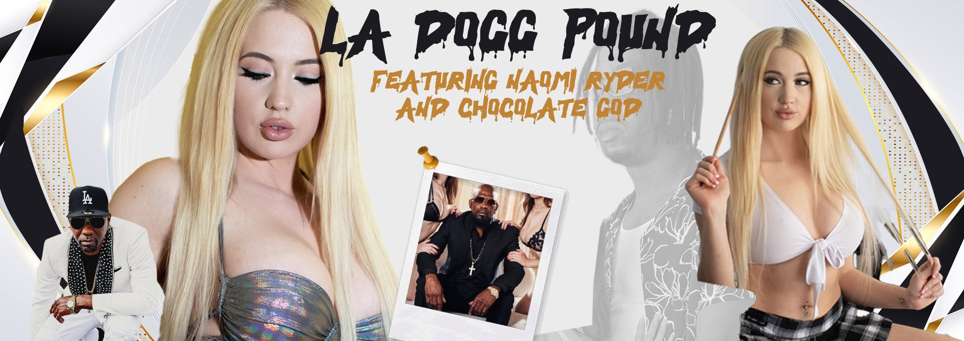 Chocolate God just wants to help Naomi Ryder with the Groceries